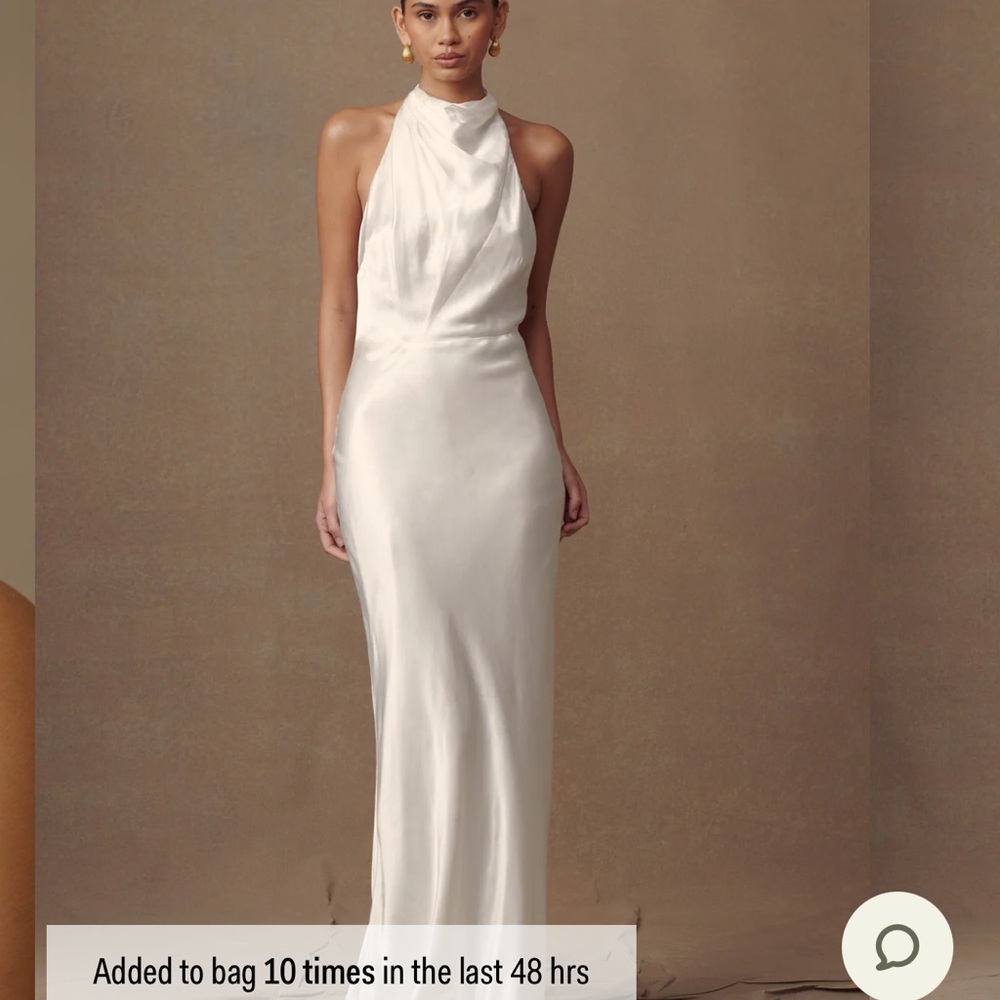 Meshki Satin Cowl Maxi Dress